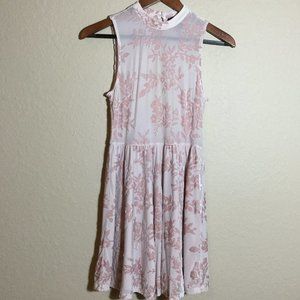 Forever21 Ladies' Sleeveless Velvet Floral Dress S